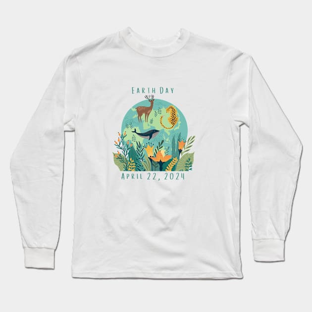 Earth Day April 22 Long Sleeve T-Shirt by nancy.hajjar@yahoo.com